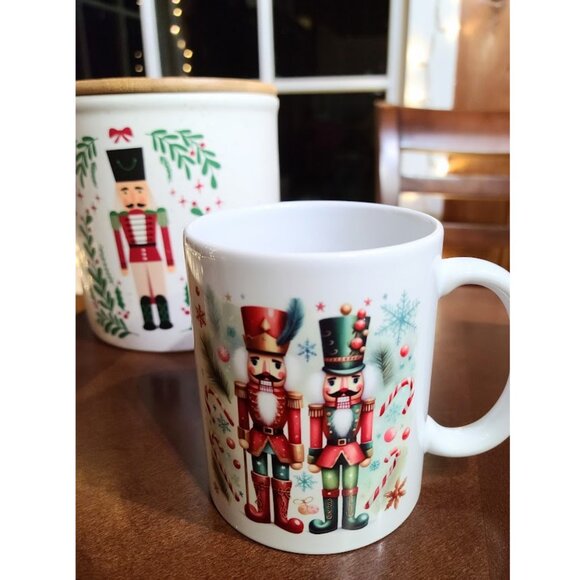 Nutcracker Christmas Mug Ceramic Coffee Cup Holiday Gift Best Stocking Stuffer - Picture 3 of 5